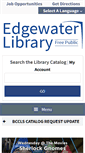 Mobile Screenshot of edgewaterlibrary.org